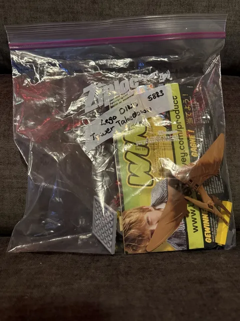 LEGO Dino: Tower Takedown (5883), Original Instructions, No Box, Missing Minifig