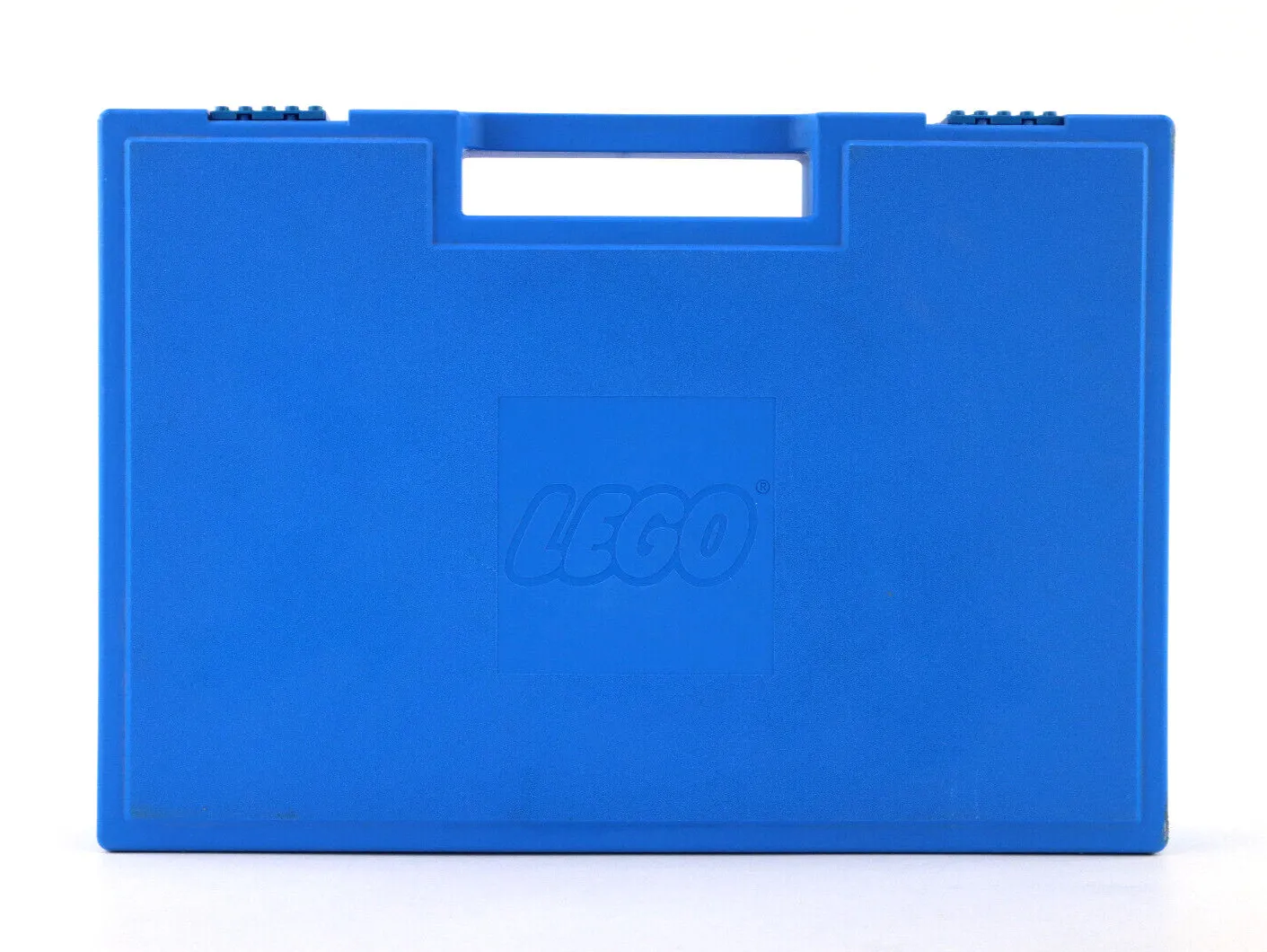 Vintage Lego Medium Blue Locking Carry Case
