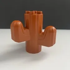 Lego Duplo Dark Orange Cactus Plant 31164 Brown Tree Forest Dino 2803 2821