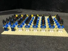 Lego Pirates 2 Blue Guards Bulk Lot Of 46