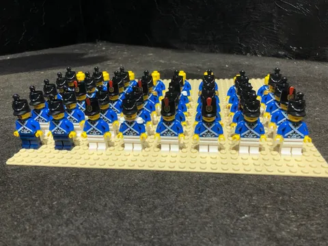 Lego Pirates 2 Blue Guards Bulk Lot Of 46