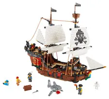 Pirate Ship 3 in 1 - LEGO Creator 3-in-1 - 31109 - Retired - Used
