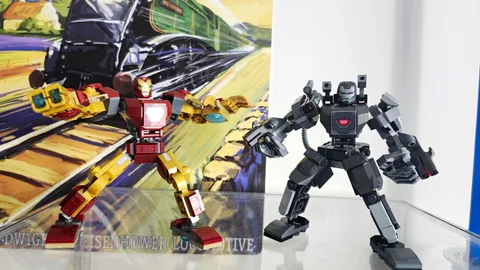 LEGO Iron Man Mech Vs Ultron War Machine Mech Armor With Complete Figures