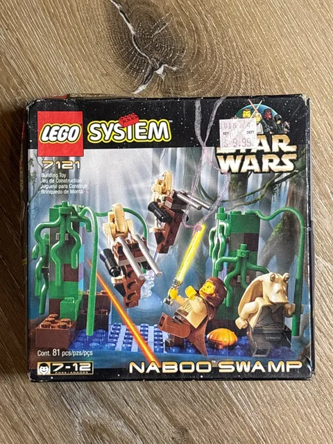 LEGO Star Wars: Naboo Swamp (7121) Box is factory sealed but box has damage fyi