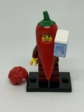 Lego Collectible Minifigure Series 22 Chili Costume Fan New Retired Limited.