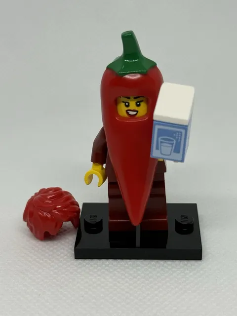Lego Collectible Minifigure Series 22 Chili Costume Fan New Retired Limited.