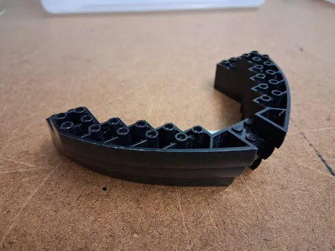 LEGO Blak Boat Hull Brick 16 x 10 x 3 The Black Pearl 4184 64645