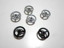 Lego 2819 Technic, Steering Wheel Small, 3 Studs Diameter lot of 6