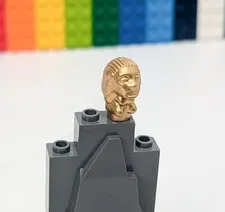 LEGO Indiana Jones Peruvian Golden Idol Piece 62713 From Set 7623 FREE SHIPPING