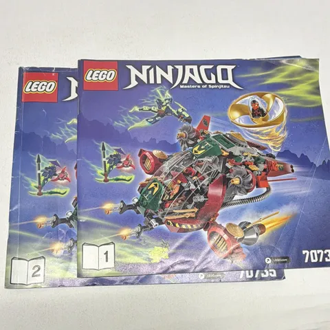 LEGO NINJAGO 70735 Illustrated Instruction Manual Booklets Books 1 & 2