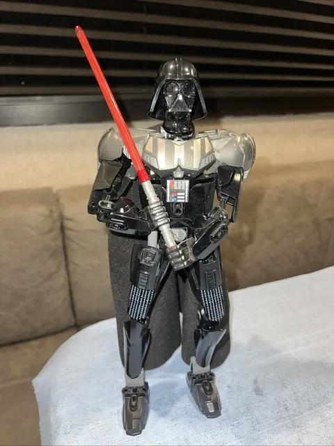 Custom Darth Vader Buildable Figure Star Wars w/ Cape