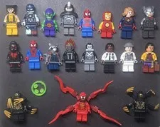 LEGO Marvel Lot of 19 Minifigures- Wolverine, Rocket Racoon, Spider-man, Thor…