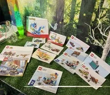 Lego Instruction Manual Lot Jurassic World, Pokémon, City Dreamz Books Only