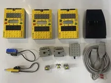Lot of 3 Lego Mindstorms RCX 2.0 Brick+Transmitter+Motors+Sensors