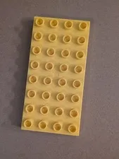 Lego Duplo Yellow 4x8 Baseplate