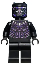 LEGO [No Color/Any Color] Black Panther - Dark Purple and Lavender Highlights sh