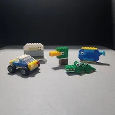 LEGO Classic Crocodile, Blue Fish Whale, Duck, Monster Truck, Elephant