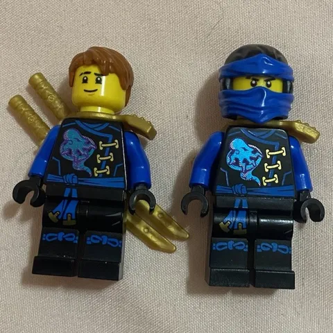 LEGO NINJAGO Skybound Jay (no hood & hooded Minifigure)