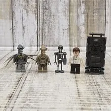 Star Wars LEGO Minifigures Han Solo Carbon Geonosian Zombie Medical Droid