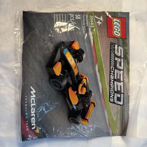 New 2024 Lego Speed Champions 30683 McLaren Formula 1 Car  Polybag Set