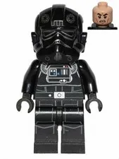 LEGO® Minifigure Star Wars sw0543 Imperial TIE Fighter Pilot Light Nougat Head S