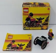 LEGO Shell Promo Fright Knights: Catapault Cart (2540) Incomplete - Box & Manual