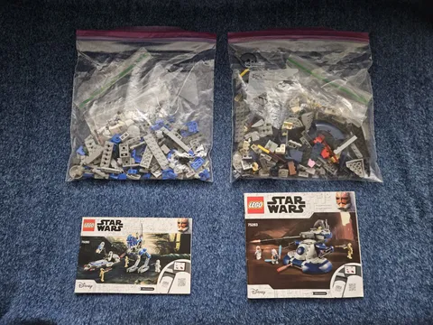 Lego Star Wars 501st Legion Clone Troops (72580) and Armored Assult Tank (72583)