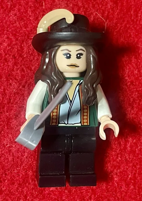 LEGO Pirates Caribbean Angelica Minifigure From 4195 Queen Anne's Revenge Ship