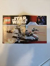 Star Wars Rebel Scout Speeder Lego Instruction Book 7668