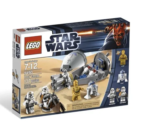 LEGO Star Wars 9490 Droid Escape Pod R2-D2 C-3PO Stormtrooper READ DESCRIPTION 