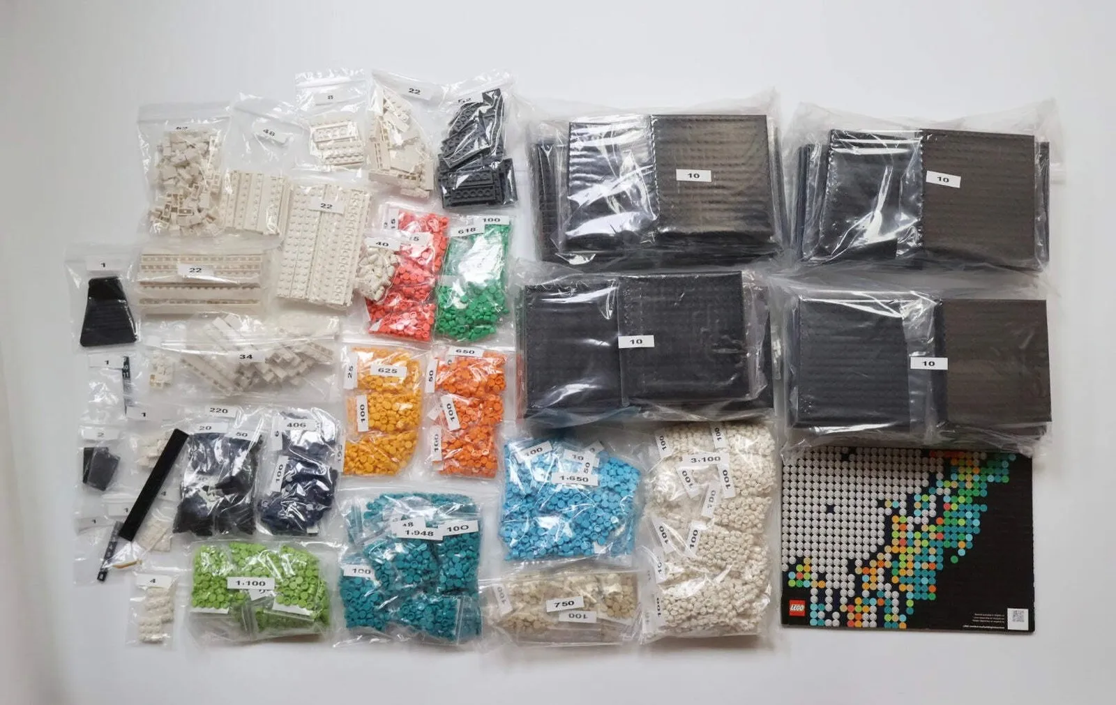 LEGO® Art 31203 World Map 100% Complete W/Instructions 11,695 Pieces!