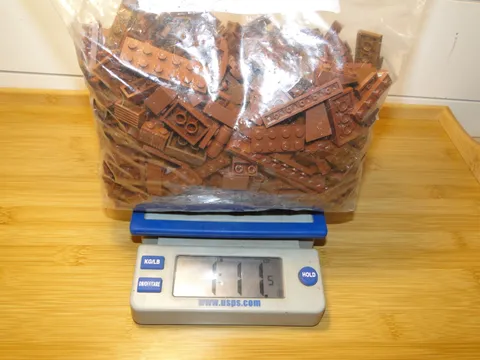 Lego Brown Parts Pieces Bricks Plates Lot Angles