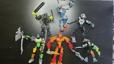 LEGO BIONICLE Bulk Lot Mixed Figure Parts / Pieces - Multicolor Plastic