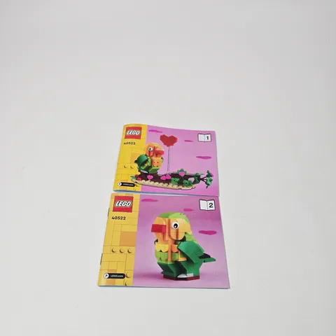 LEGO Valentine Love Birds #40522 Instruction Manual Booklet ONLY No Bricks