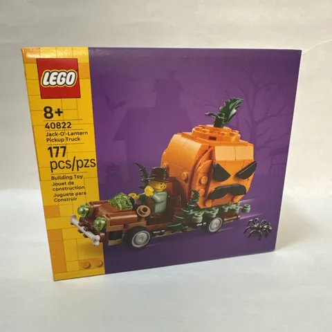 Lego Jack-O'-Lantern Pickup Truck 40822 - Brand New, Sealed