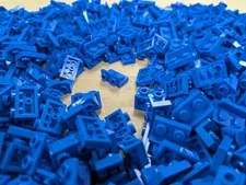 Lego 100 New Blue 1x2 Inverted Bracket 99780 Building Blocks Parts