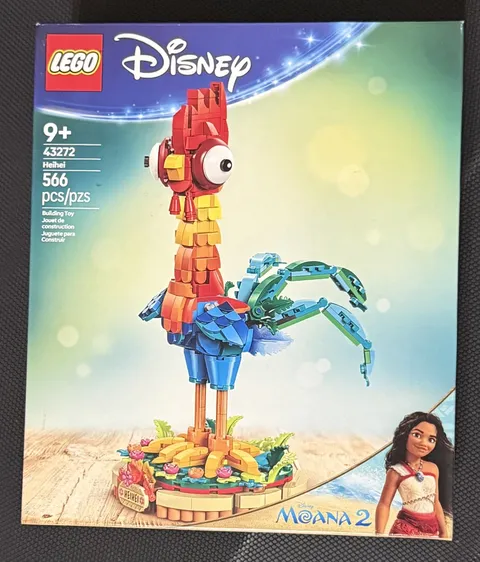 LEGO Disney Moana 2 Heihei - Building Toy for Kids, Girls & Boys