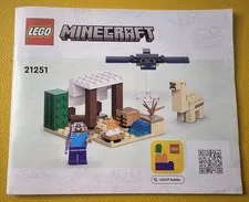 LEGO Minecraft Steve's Desert Expedition (21251) Instruction Booklet Manual ONLY