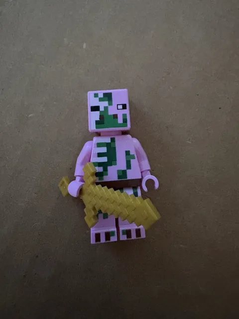 LEGO Minecraft Zombie Pigman Minifigure With Sword min021
