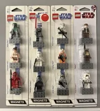 Lot of 4 - LEGO Star Wars Magnets 852552 852715 852553 852845