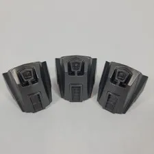 3X LEGO Hero Factory PEARL DARK GREY Shoulder Knee Armor Part Lot 98592