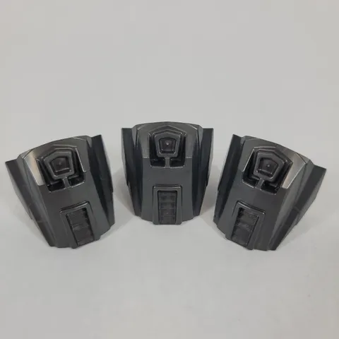 3X LEGO Hero Factory PEARL DARK GREY Shoulder Knee Armor Part Lot 98592