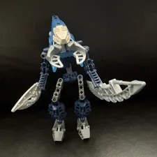 LEGO BIONICLE Bordakh Poseable Figure Blue/Gray/White Large Blade Arms