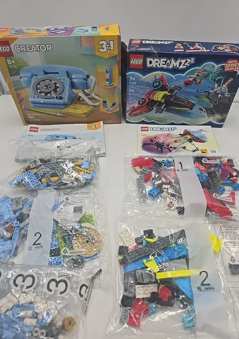 LEGO Creator Retro Telephone 31174 Building Dreamzzz Toy Mixed Lot 71489