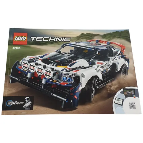 Lego 42109 Technic App-Controled Top Gear Rally Car 2020 INSTRUCTION MANUAL ONLY