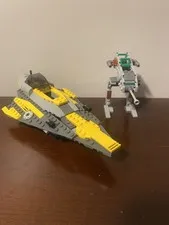 Lego Anakin’s Jedi Starfighter (7669) and  Clone Walker (8014) Read Description 
