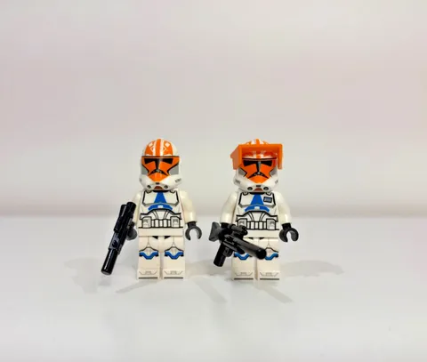 LEGO Star Wars 332nd Clone Troopers Lot of 2 Minifigures – Authentic w/ Blasters
