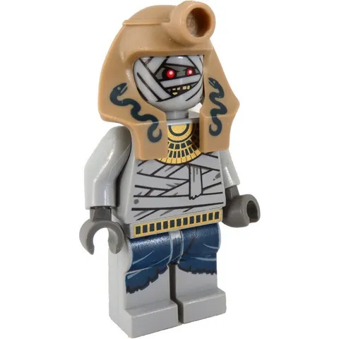 LEGO Pharoah's Quest Mummy Warrior with Dark Tan Headdress Minifigure 853176 New