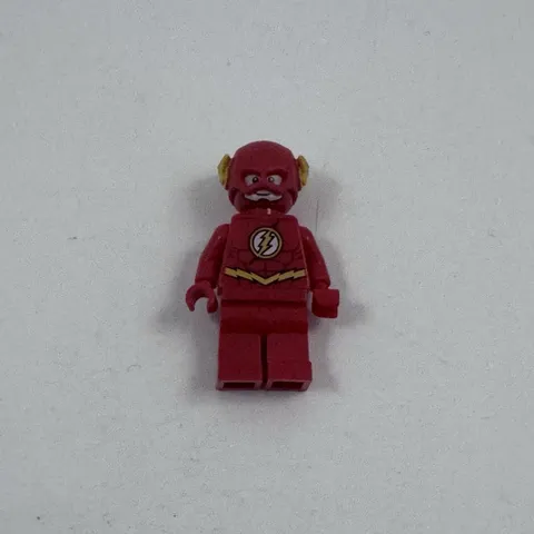 LEGO minfigure Superhero The Flash - Gold Outlines on Chest sh473