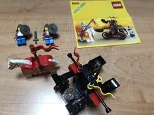Vintage Lego Castle 6039 Twin Arm Launcher Complete Instructions VGC